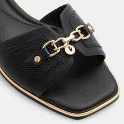 ALDO Flat Sandals^Alamassi Black