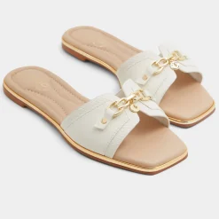 ALDO Flat Sandals^Alamassi Open white