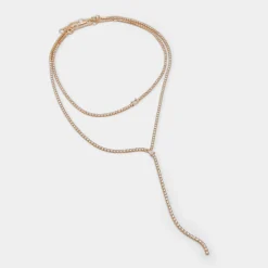 ALDO Accessories|Necklaces^Alata Gold/Clear Multi