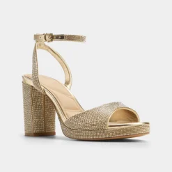 ALDO Platform Heels^Alluring Champagne