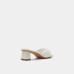 ALDO Mules|Kitten Heels^Aneka White