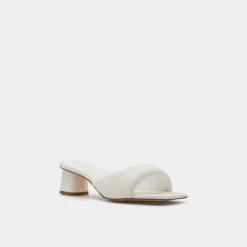 ALDO Mules|Kitten Heels^Aneka White