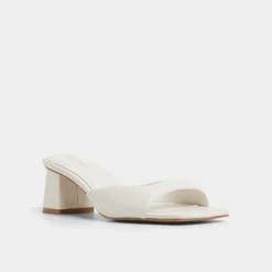 ALDO Mules|Block Heels^Aneky White/Bone