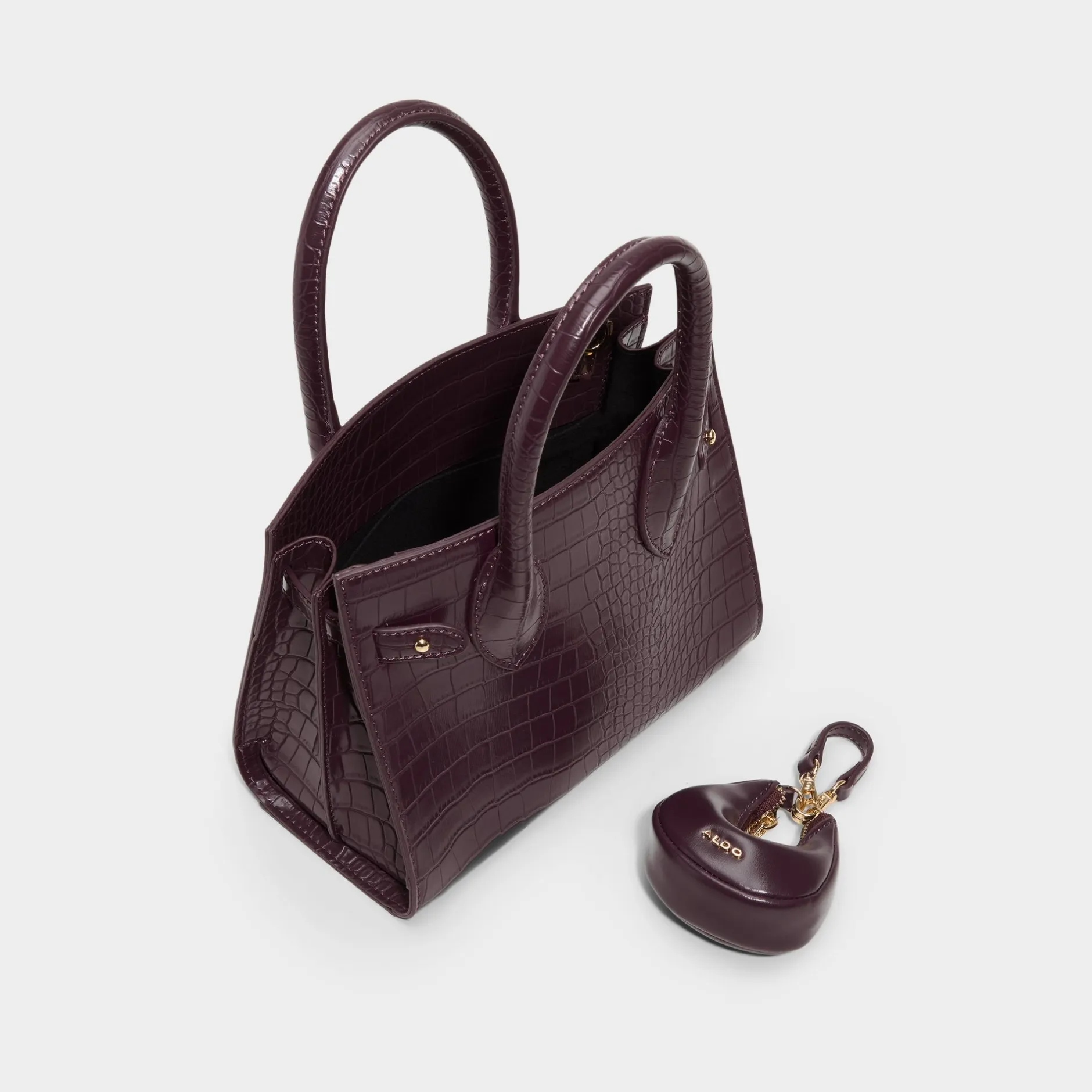 ALDO Bags|Tote & Satchel Bags^Auraliee Dark Red