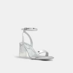 ALDO Block Heels^Aurorai Silver