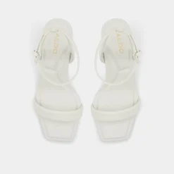 ALDO Block Heels^Aurorai White/bone