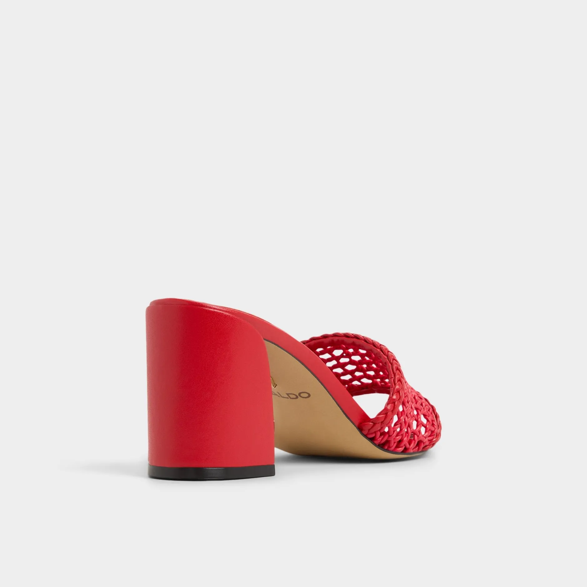 ALDO Mules|Block Heels^Beachdate Bright Red