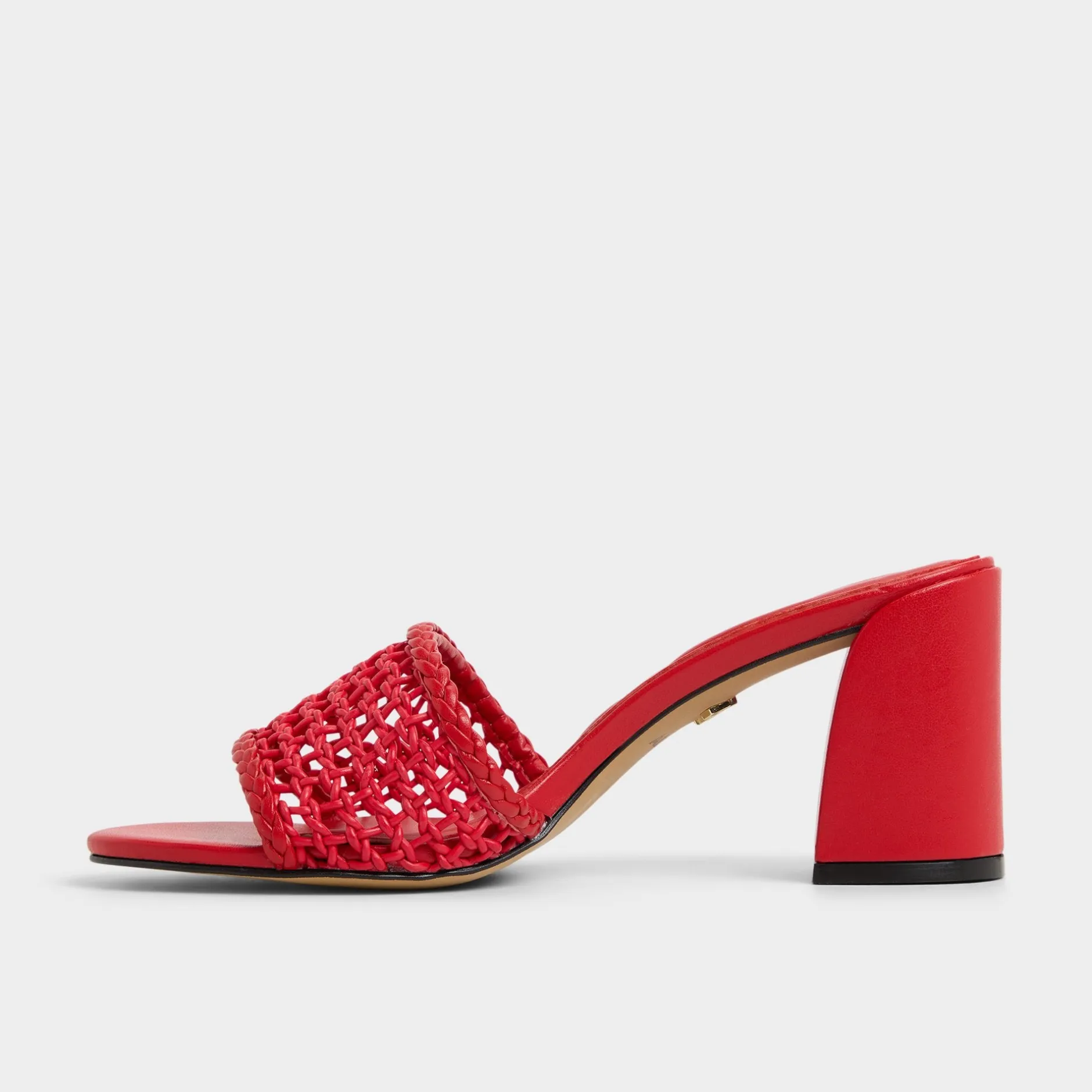ALDO Mules|Block Heels^Beachdate Bright Red