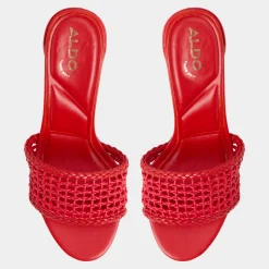 ALDO Mules|Block Heels^Beachdate Bright Red