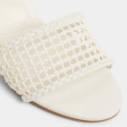 ALDO Mules|Block Heels^Beachdate White/Bone