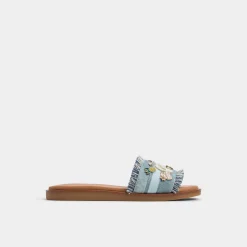 ALDO Flat Sandals^Beachside Denim