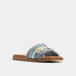 ALDO Flat Sandals^Beachside Denim