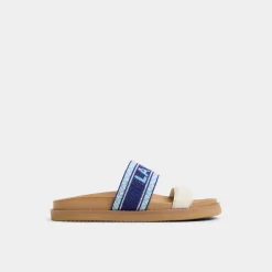ALDO Flat Sandals^Beachvacay White/Blue