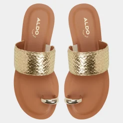 ALDO Flat Sandals^Beachwalk Gold