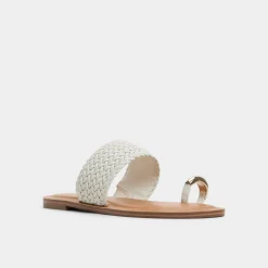 ALDO Flat Sandals^Beachwalk White/Bone