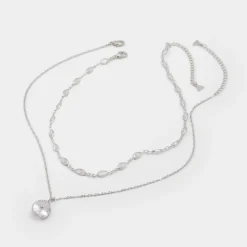 ALDO Accessories|Water Resistant Jewelry^Beaucerona Silver/clear multi