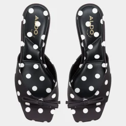 ALDO Mules^Belerose Black/white