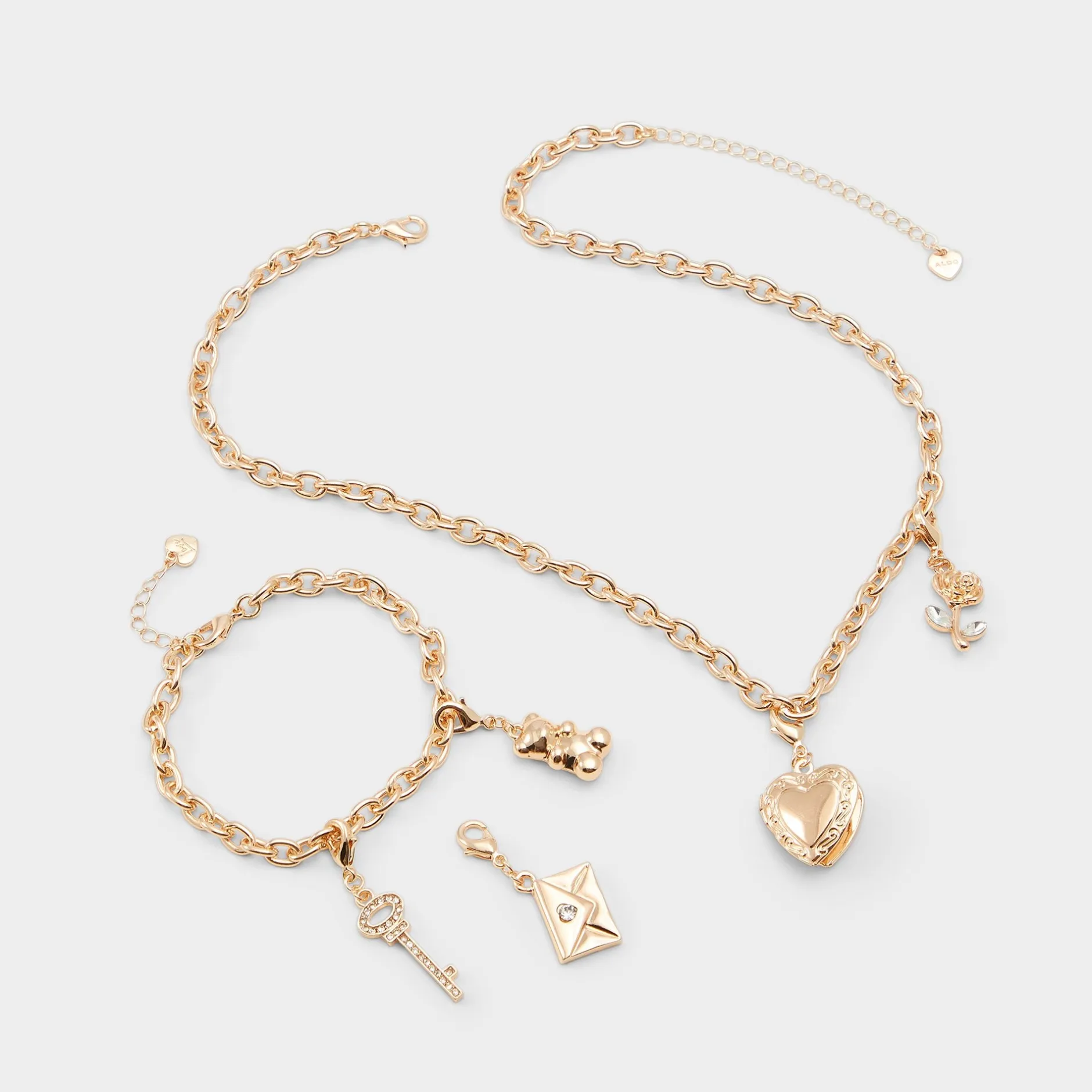ALDO Accessories^Bemyvalentine Gold/Clear Multi