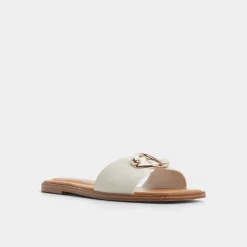 ALDO Flat Sandals^Biggin White/bone