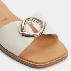 ALDO Flat Sandals^Biggin White/bone