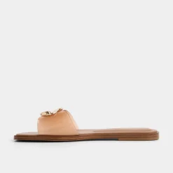 ALDO Flat Sandals^Biggin Tan