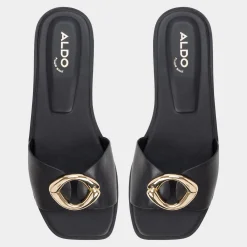 ALDO Flat Sandals^Biggin Black
