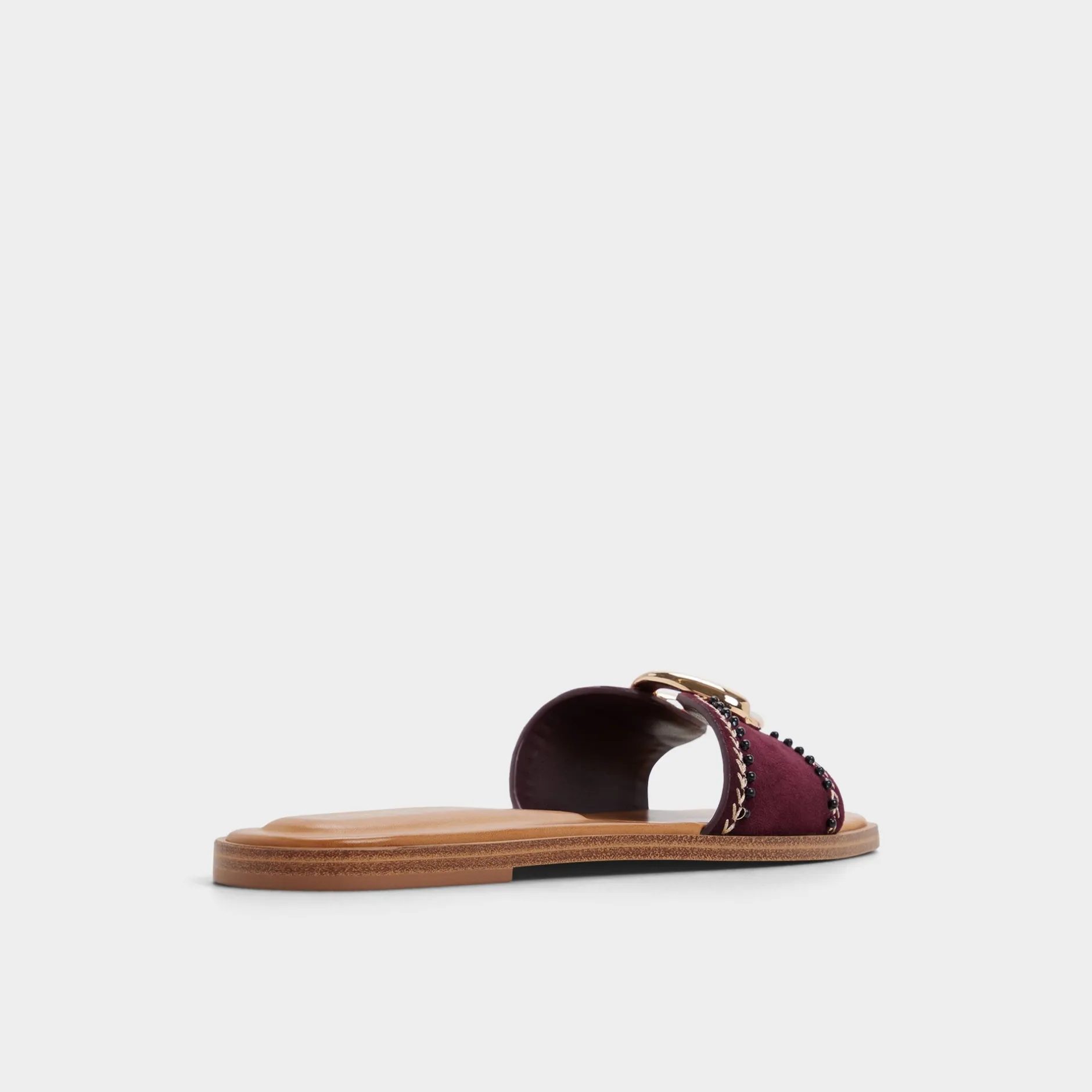 ALDO Flat Sandals^Biggin Bordo