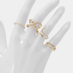 ALDO Accessories|Rings^Blancan Gold/Clear Multi