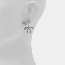 ALDO Accessories|Earrings^Bows Silver/clear multi