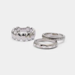 ALDO Accessories|Rings^Bublle Silver/clear multi