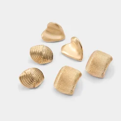 ALDO Accessories|Earrings^Buttons Gold