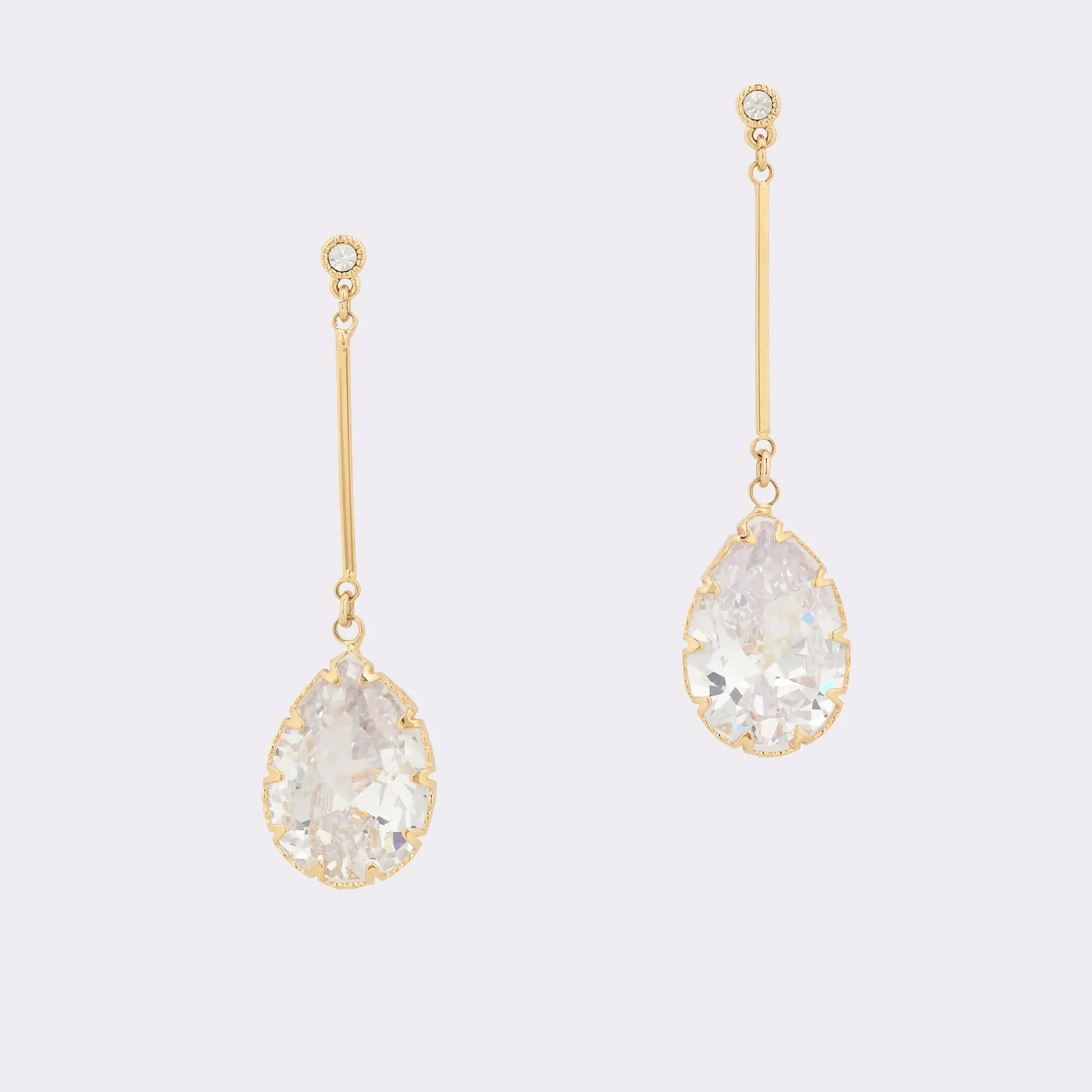 ALDO Accessories|Earrings^Cares Gold/Clear Multi