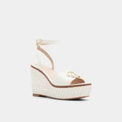 ALDO Wedge Sandals^Carrabriria Open white