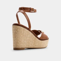 ALDO Wedge Sandals^Carrabririel Medium brown