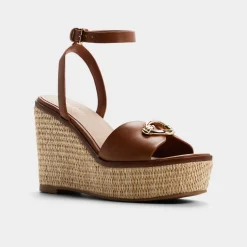 ALDO Wedge Sandals^Carrabririel Medium brown