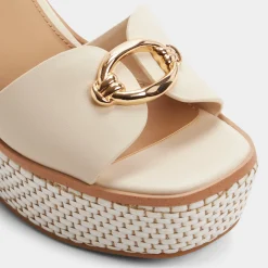 ALDO Wedge Sandals^Carrabririel Other white