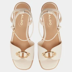 ALDO Wedge Sandals^Carrabririel Other white
