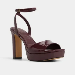 ALDO Platform Heels^Chicgleam Bordo