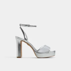 ALDO Platform Heels|Block Heels^Chicglimmer Silver