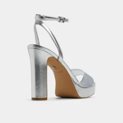 ALDO Platform Heels|Block Heels^Chicglimmer Silver
