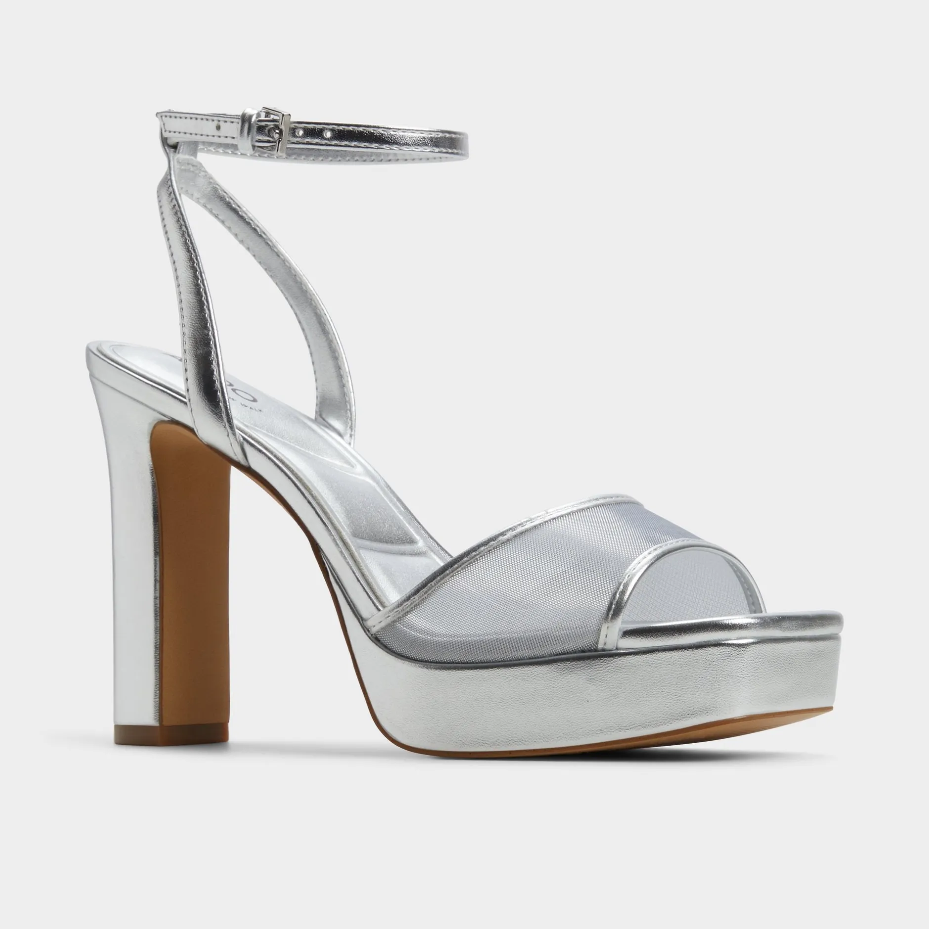 ALDO Platform Heels|Block Heels^Chicglimmer Silver