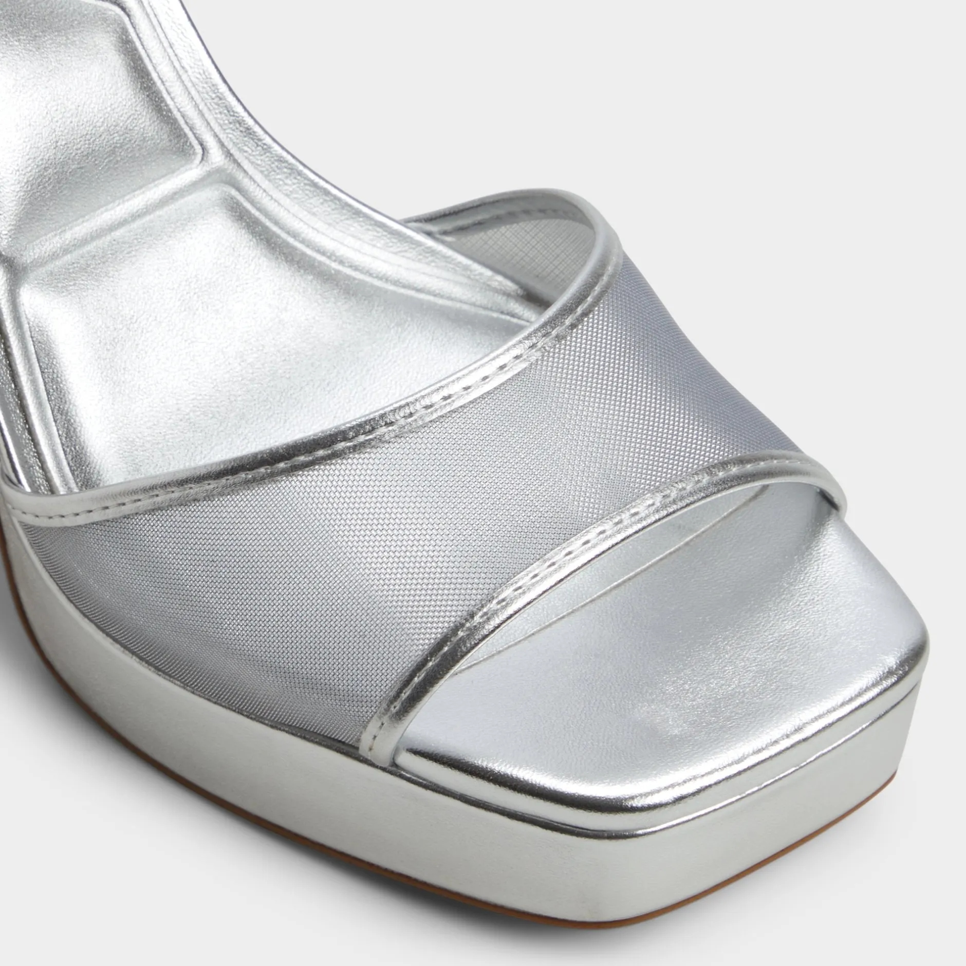 ALDO Platform Heels|Block Heels^Chicglimmer Silver