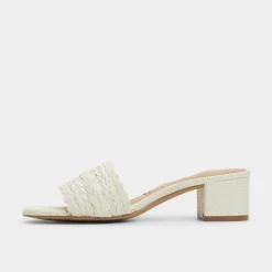 ALDO Mules|Block Heels^Claudina White/bone