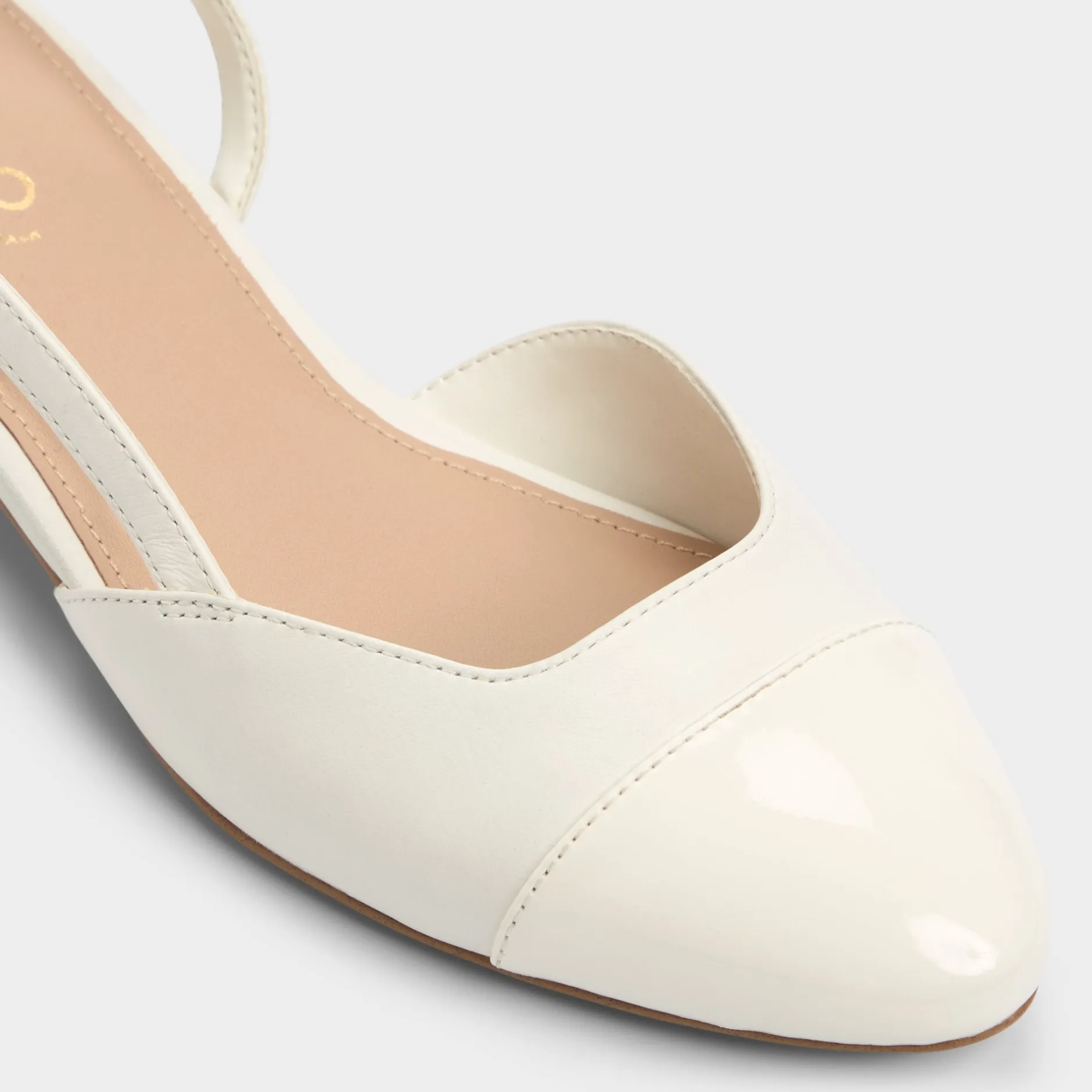 ALDO Slingbacks|Block Heels^Clementinne Open white