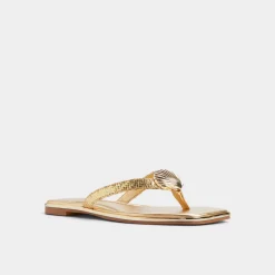 ALDO Thong Sandals|Flat Sandals^Conchiglia Gold