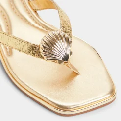 ALDO Thong Sandals|Flat Sandals^Conchiglia Gold