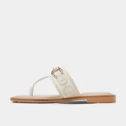 ALDO Flat Sandals^Coralynna White/Bone
