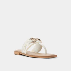 ALDO Flat Sandals^Coralynna White/Bone