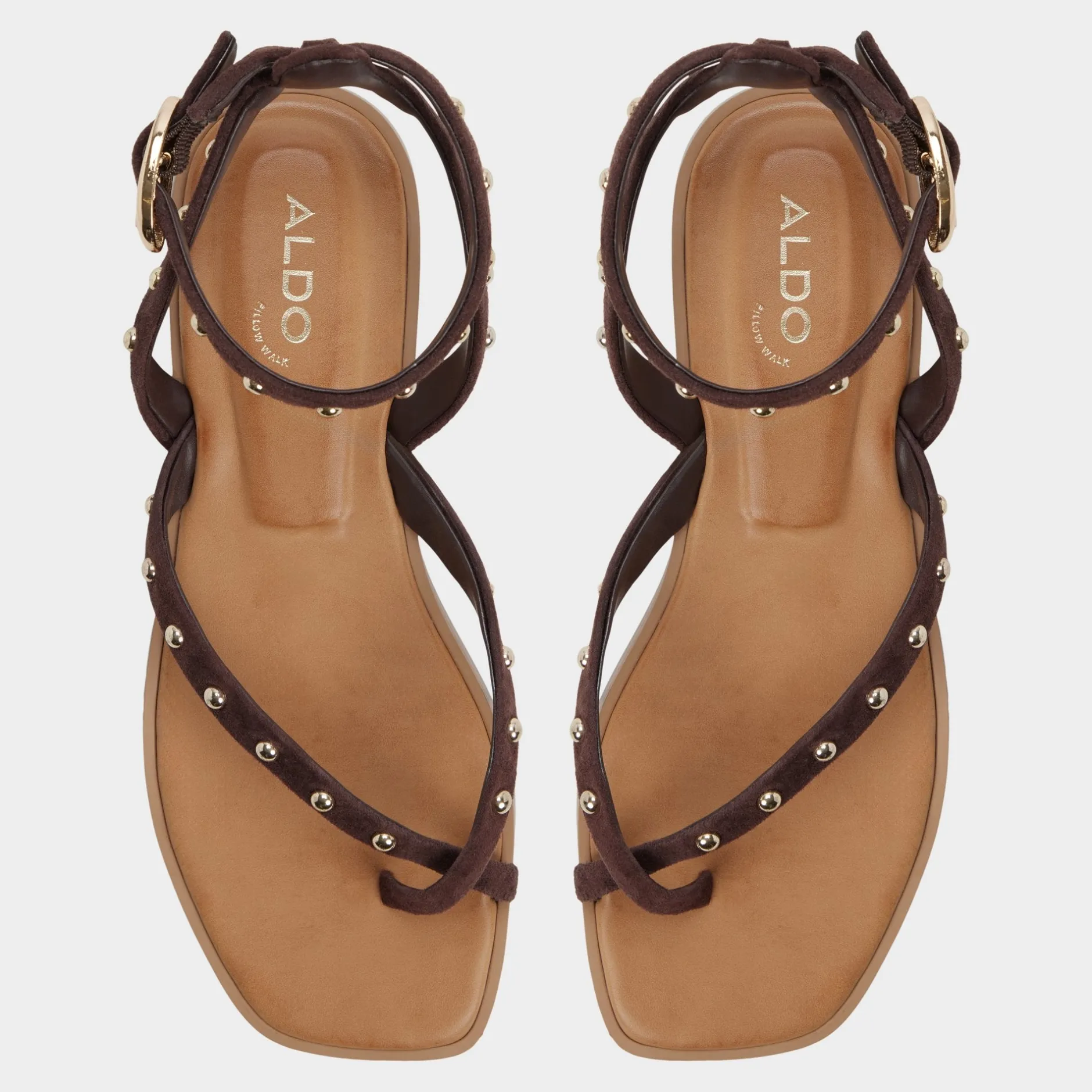 ALDO Flat Sandals^Daressi Dark brown