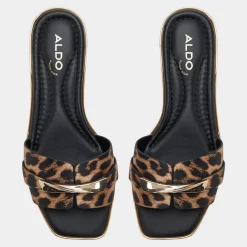 ALDO Flat Sandals^Darlina Brown multi